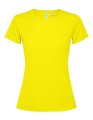 Dames Sportshirt Roly Estoril Fluor Geel